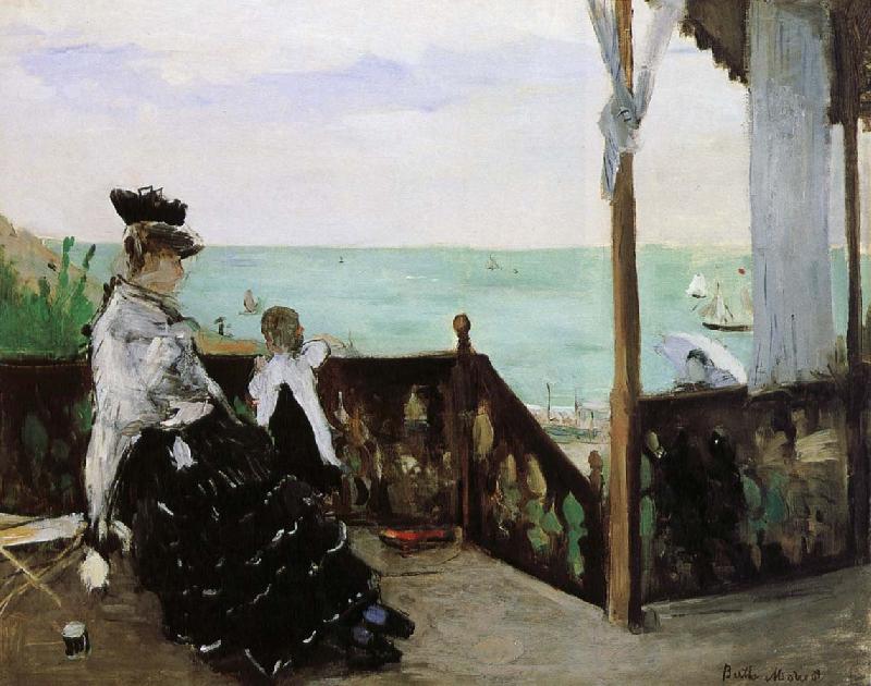 Berthe Morisot Seaside villa oil painting image